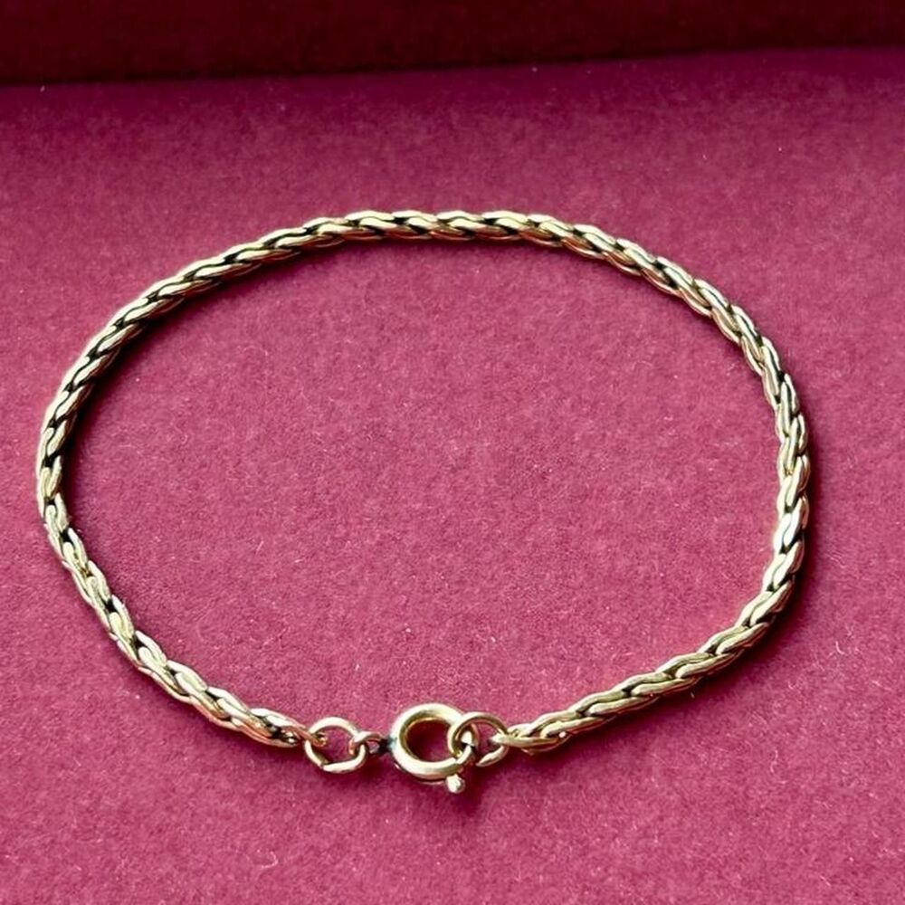 Vintage Gold Filled Chain Bracelet - Picture 4 of 7